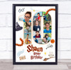 Photo Collage 10-Photo 10th Birthday Gift For Kids Boys Harry Potter White Print