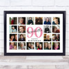 Photo Collage Print Or Canvas 90th Birthday Custom Gift For Grandmother 20-Photo