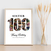Photo Collage 100th Birthday Gift For Her Gift For Her 23-Photo White 100 Print