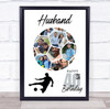Photo Collage Print Or Canvas 40th Birthday Gift For Husband 14-Photo Football