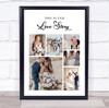 Photo Collage Wedding Gift For Husband Or Wife 6-Photo Our Love Story Print Photo Collage Wedding Gift For Husband Or Wife 6-Photo Our Love Story Print