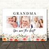 Photo Collage Mother's Day Gift For Grandma 3-Photo You Are The Best Print