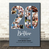 Photo Collage Print Or Canvas 20th Birthday 20-Photo Birthday Gift For Him