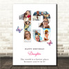 Photo Collage 10-Photo 13th Birthday Gift For Teens Girls Butterfly Print Canvas