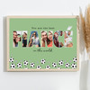 Photo Collage Green Football 6-Photo Any Occasion Gift For Fiancée Print Canvas