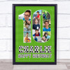 Photo Collage 10-Photo 10th Birthday Gift For Kids Boys Football Print Or Canvas