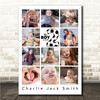 Photo Collage 11-Photo 2nd Birthday Custom Gift For Toddler Boys Print Or Canvas