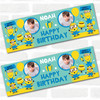 Personalised Party Banner For Birthday With Photo Boys Minions Kids