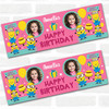 Personalised Party Banner For Birthday With Photo Girls Minions Kids