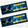Personalised Party Banner For Kids Birthday Boys Batman Any Age