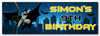 Personalised Party Banner For Kids Birthday Boys Batman Any Age