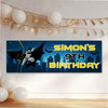 Personalised Party Banner For Kids Birthday Boys Batman Any Age