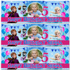 Personalised Party Banner For Kids Birthday Girls Any Age Frozen With Photo