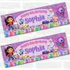 Personalised Party Banner For Kids Birthday Girls Gabby's Dollhouse Balloons