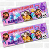 Personalised Party Banner For Kids Birthday Girls Gabby's Dollhouse With Photo