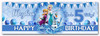 Personalised Party Banner For Kids Birthday Girls Any Age Frozen