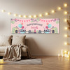 Personalised Party Banner For Birthday Female Beauty Spa Pink