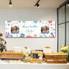 Personalised Party Banner For Birthday With Photo Arts & Crafts Painting