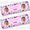 Personalised Party Banner For Birthday With Photo Beauty Lipstick Make Up Purple