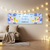 Personalised Party Banner For Birthday Female Cocktails Blue