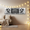 Personalised Party Banner For Birthday Female Zebra Animal Print