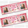 Personalised Party Banner For 16th Birthday With Photo Female Pink Balloon Gift