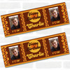 Personalised Party Banner For Birthday With Photo 1970's Brown