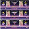 Personalised Party Banner For Birthday With Photo 1980's Purple