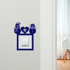Light Switch Surround Snowman Couple Christmas Decor Switch Plate Cover Frame