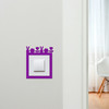 Light Switch Surround Easter Bunny Flower Spring Decorative Switch Cover Frame