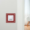 Light Switch Surround Abstract Seamless Geometric Decorative Switch Cover Frame