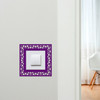 Light Switch Surround Abstract Geometric Design 2 Decorative Switch Cover Frame