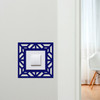 Light Switch Surround Abstract Geometric Design 9 Decorative Switch Cover Frame
