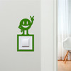 Light Switch Surround Happy Character Kids Room Decorative Switch Cover Frame