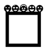 Light Switch Surround Emojis Kids Room Decorative Switch Plate Cover Frame