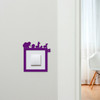 Light Switch Surround Kids Room Safari Animals Decorative Switch Cover Frame