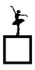 Light Switch Surround Ballerina Ballet Kids Room Decorative Switch Cover Frame