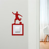 Light Switch Surround Football Footballer Kids Room Decor Switch Cover Frame
