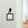 Light Switch Surround Footballer Football Kids Room Decor Switch Cover Frame