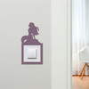 Light Switch Surround Mermaid Kids Room Decorative Switch Plate Cover Frame