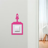 Light Switch Surround Space Rocket Launch Kids Room Decor Switch Cover Frame