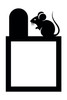 Light Switch Surround Mouse Door Decorative Switch Plate Cover Frame
