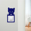 Light Switch Surround Peeking Cat Decorative Switch Plate Cover Frame