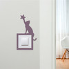 Light Switch Surround Cat Star Decorative Switch Plate Cover Frame