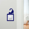 Light Switch Surround Cat Stretching Decorative Switch Plate Cover Frame