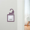Light Switch Surround Cat Stretching Decorative Switch Plate Cover Frame