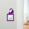 Light Switch Surround Cat Stretching Decorative Switch Plate Cover Frame