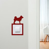 Light Switch Surround Shiba Inu Dog Decorative Switch Plate Cover Frame