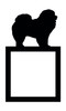 Light Switch Surround Chow Chow Dog Decorative Switch Plate Cover Frame