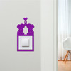Light Switch Surround Elephant Couple Romantic Decorative Switch Cover Frame